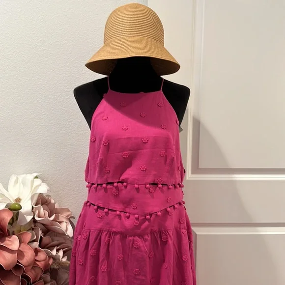 ❌SOLD Farm Rio Linen Blend Midi dress - Picture 10 of 14